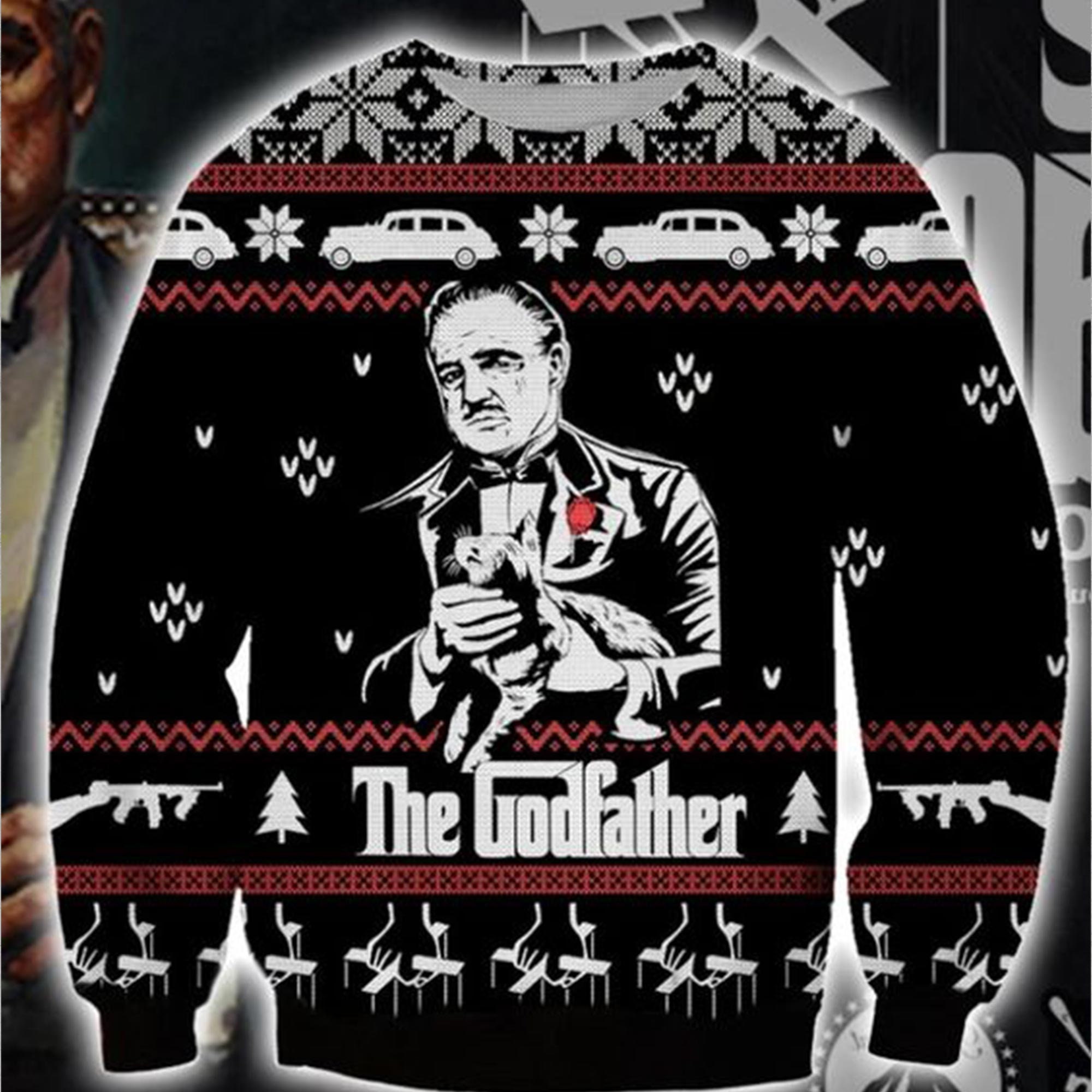 The Godfather Ugly Christmas Sweater 1