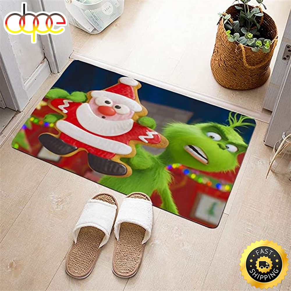 The Grinch Movie Christmas Decor Living Room The Grinch Christmas Doormat