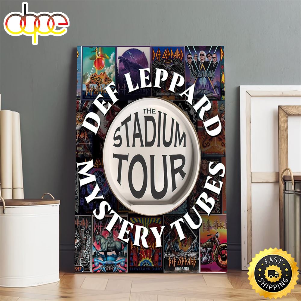 The Stadium Tour Mystery Tubes Tour 2022 - 2023 Poster Canvas