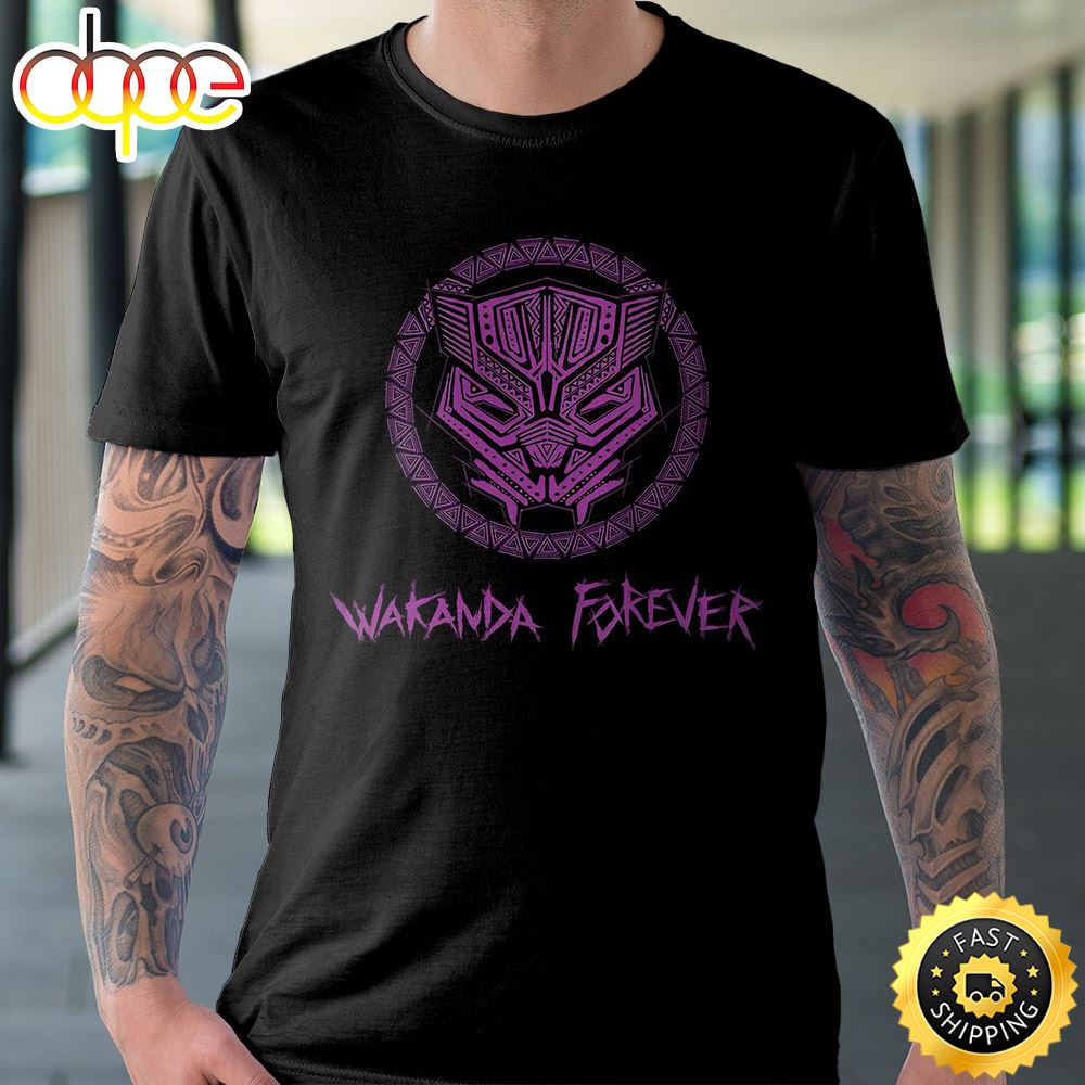 Wakanda Forever Logo Marvel Unisex T Shirt