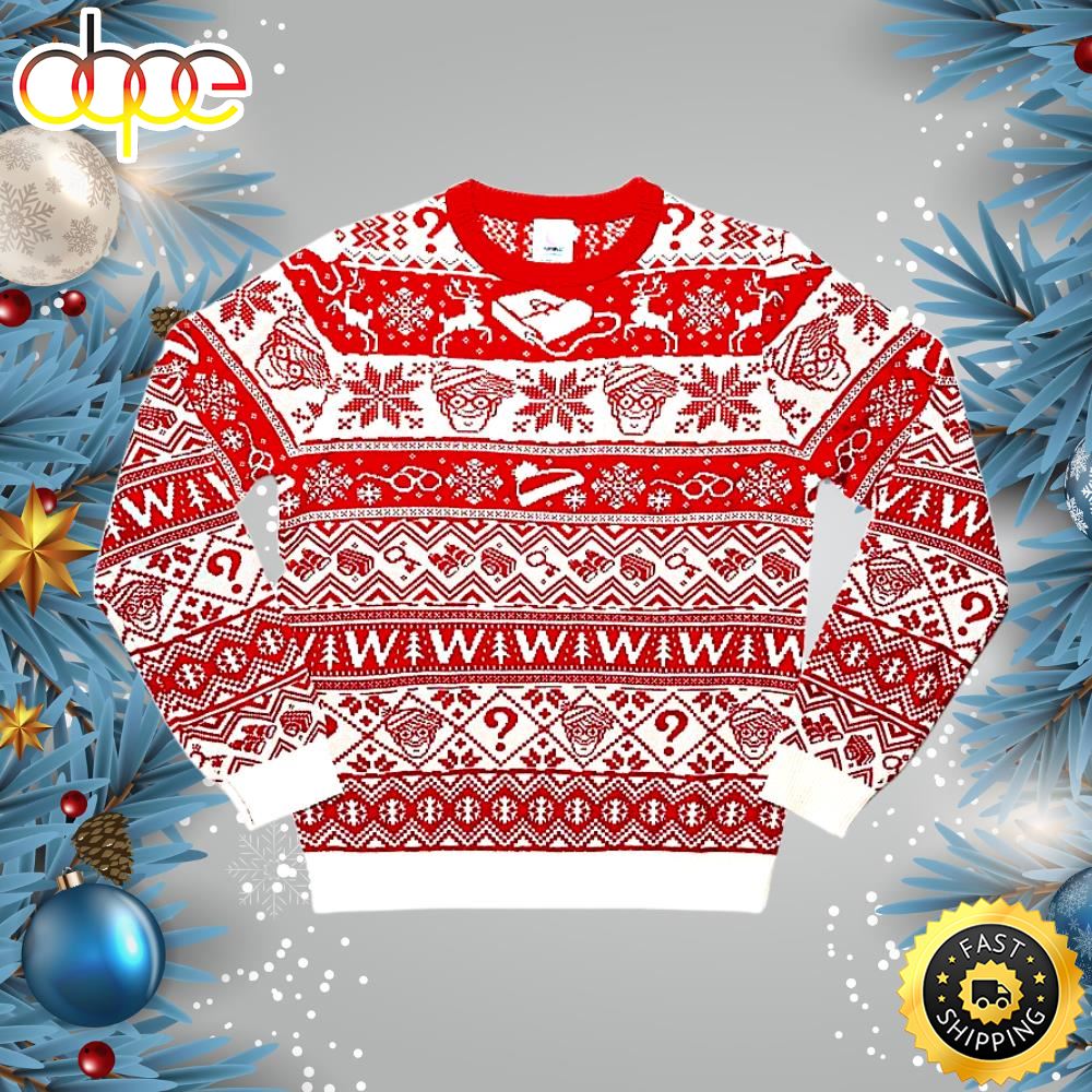 Where S Wally Ugly Christmas Sweater