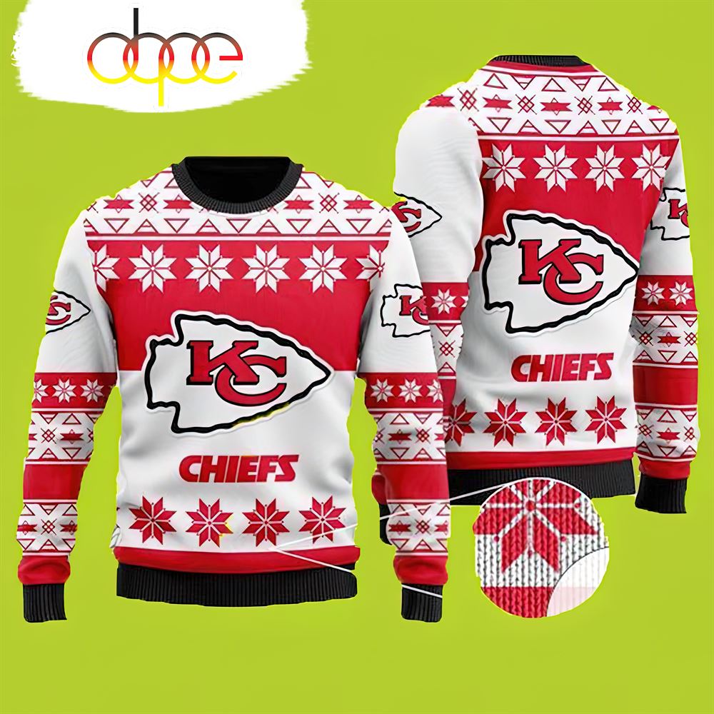 Wool Christmas For Fans Kansas City Chiefs Sweater
