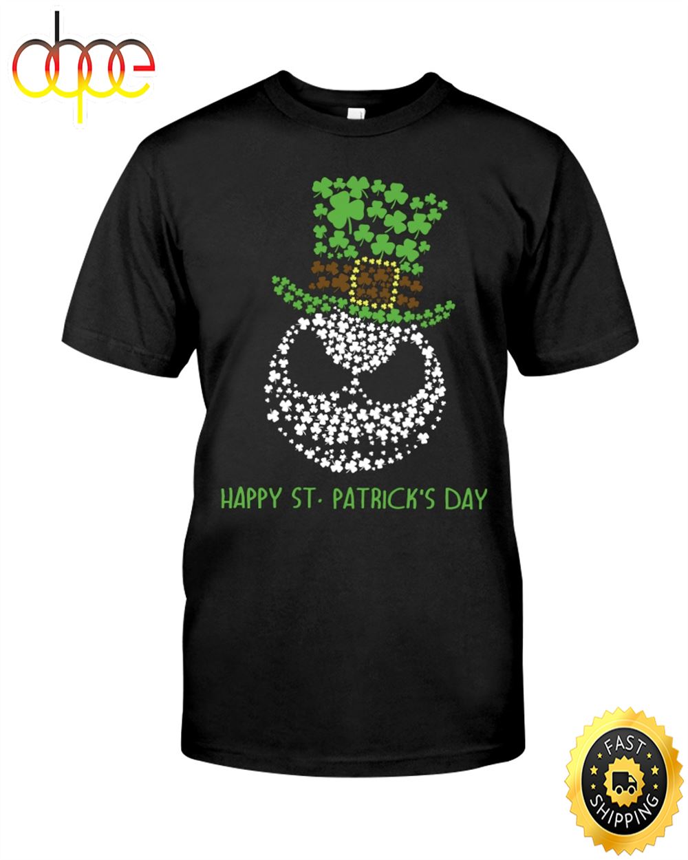 Jack Skellington Happy St. Patrick's Day Shirt