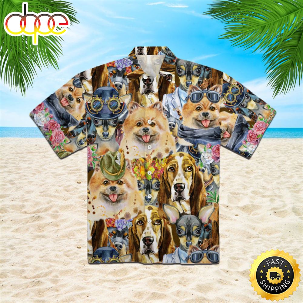 A Lot Of Cute Dogs Hawaiian Shirts Men Dog Hawaiian Shirt Best Gifts For Dog Lovers 2