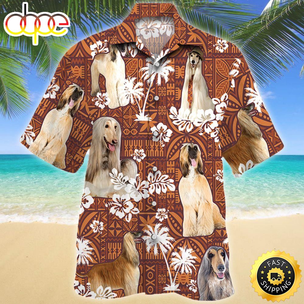 Afghan Hound Dog Hawaiian Shirts Men Dog Hawaiian Shirt Best Gifts For Dog Lovers 1