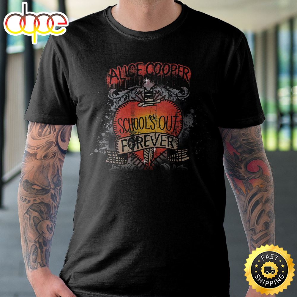 Alice Cooper Schools Out For Summer 2023 Unisex T Shirt