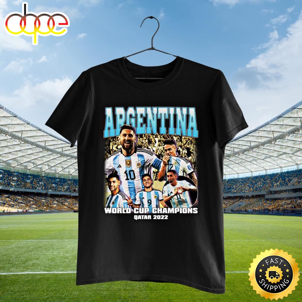 Argentina World Cup 2022 Champions Shirt