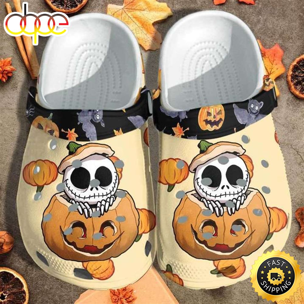 Baby Jack Skellington Halloween Nightmare Crocs Clogs Crocband Shoes