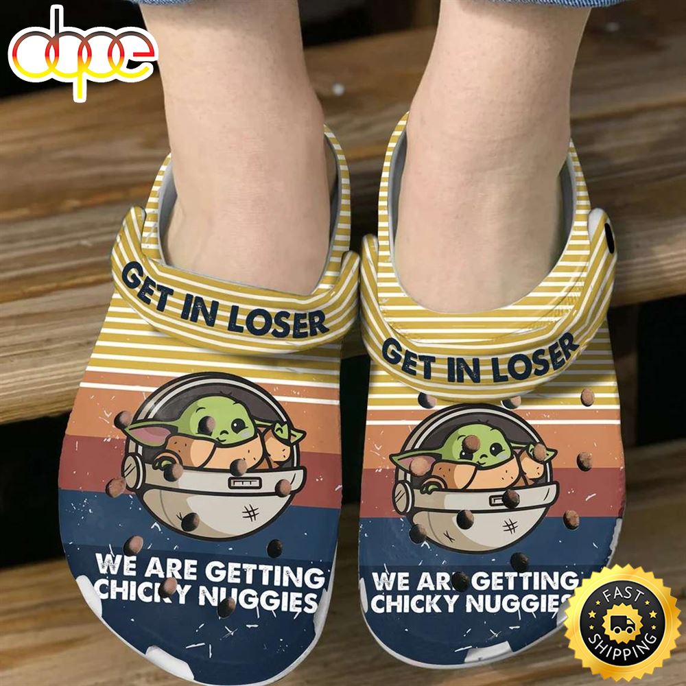 Baby Yoda Get In Loser Star Wars Crocs Clogs Crocband Shoes