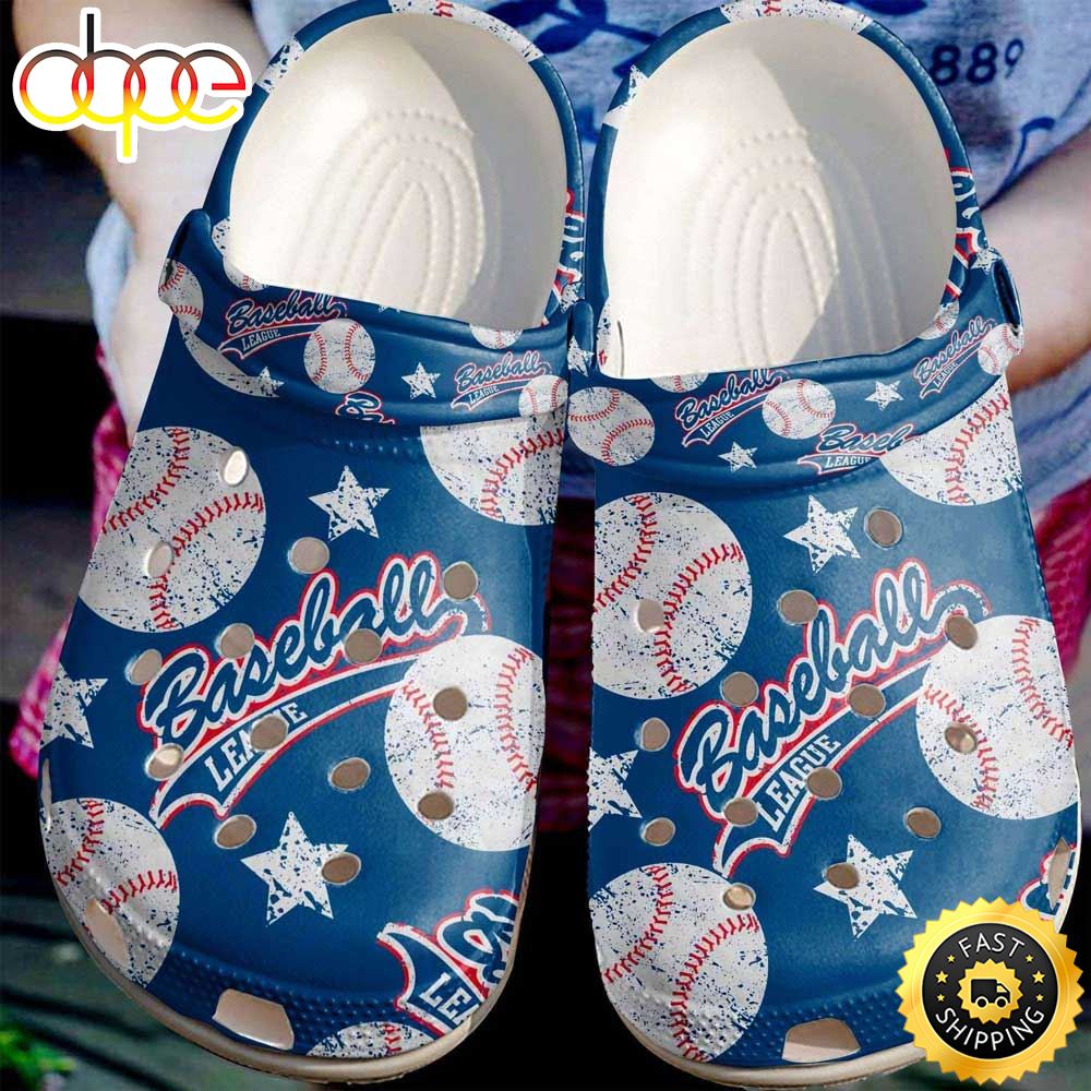Baseball League Baseball Lover Crocs Clogs Crocband Shoes
