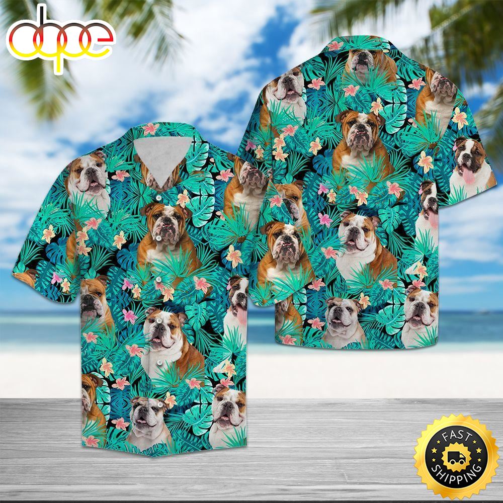 Bulldog Hawaiian Shirts Men Dog Hawaiian Shirt Best Gifts For Dog Lovers 1