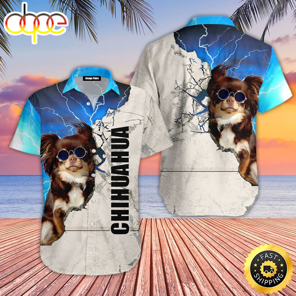 Chihuahua Dog Hawaiian Shirt Hawaiian Shirts Men Gift Ideas For Dog Lovers 1