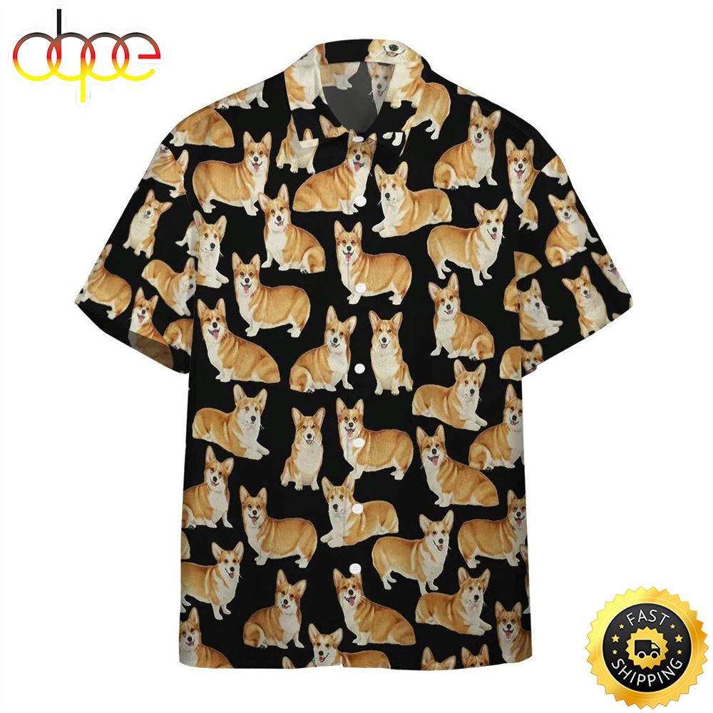 Corgi Dogs Hawaiian Shirts Men Dog Hawaiian Shirt Best Gifts For Dog Lovers 1