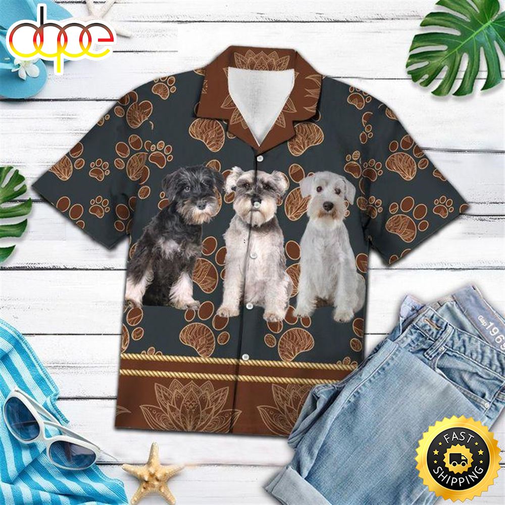Dog Paw Hawaiian Shirts Men Dog Hawaiian Shirt Best Gifts For Dog Lovers 1