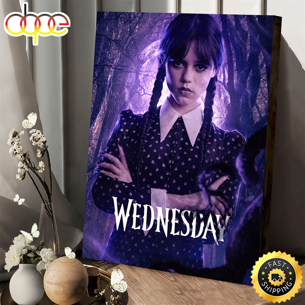 It Is Wednesday Addams Premium Poster Canvas