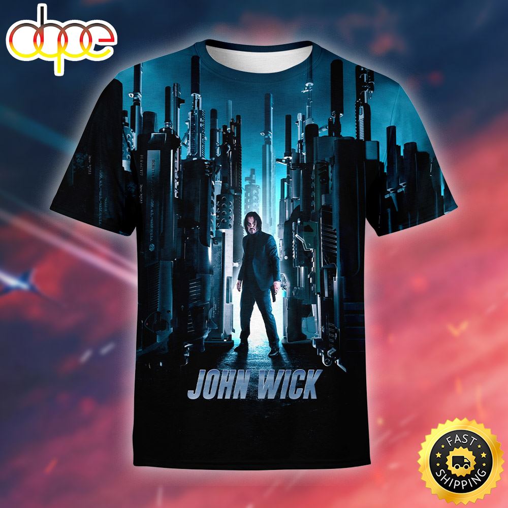 John Wick Chapter 4 No Way Back One Way Out 3d T Shirt All Over Print Shirts