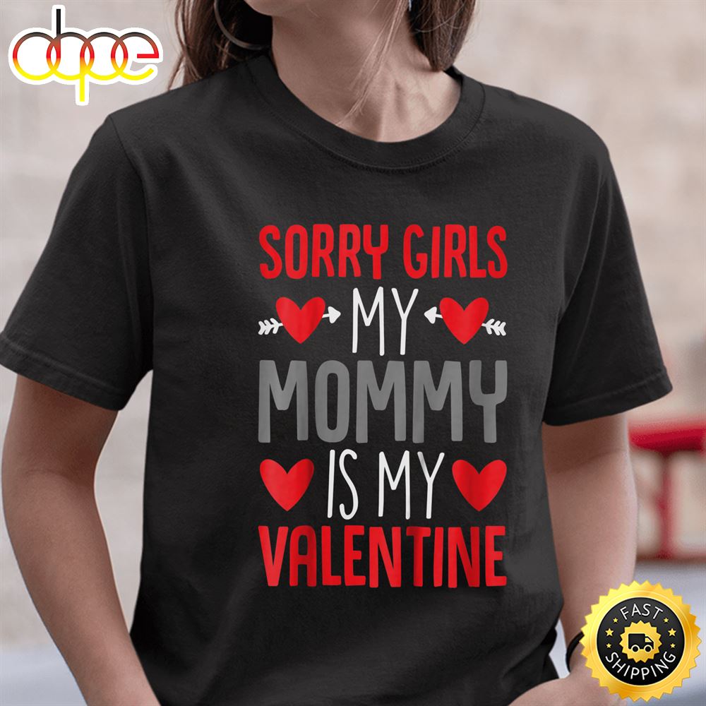 Kids Valentines Day Toddler Boys Shirt Mommy Is My Valentine Kids1t Shirt