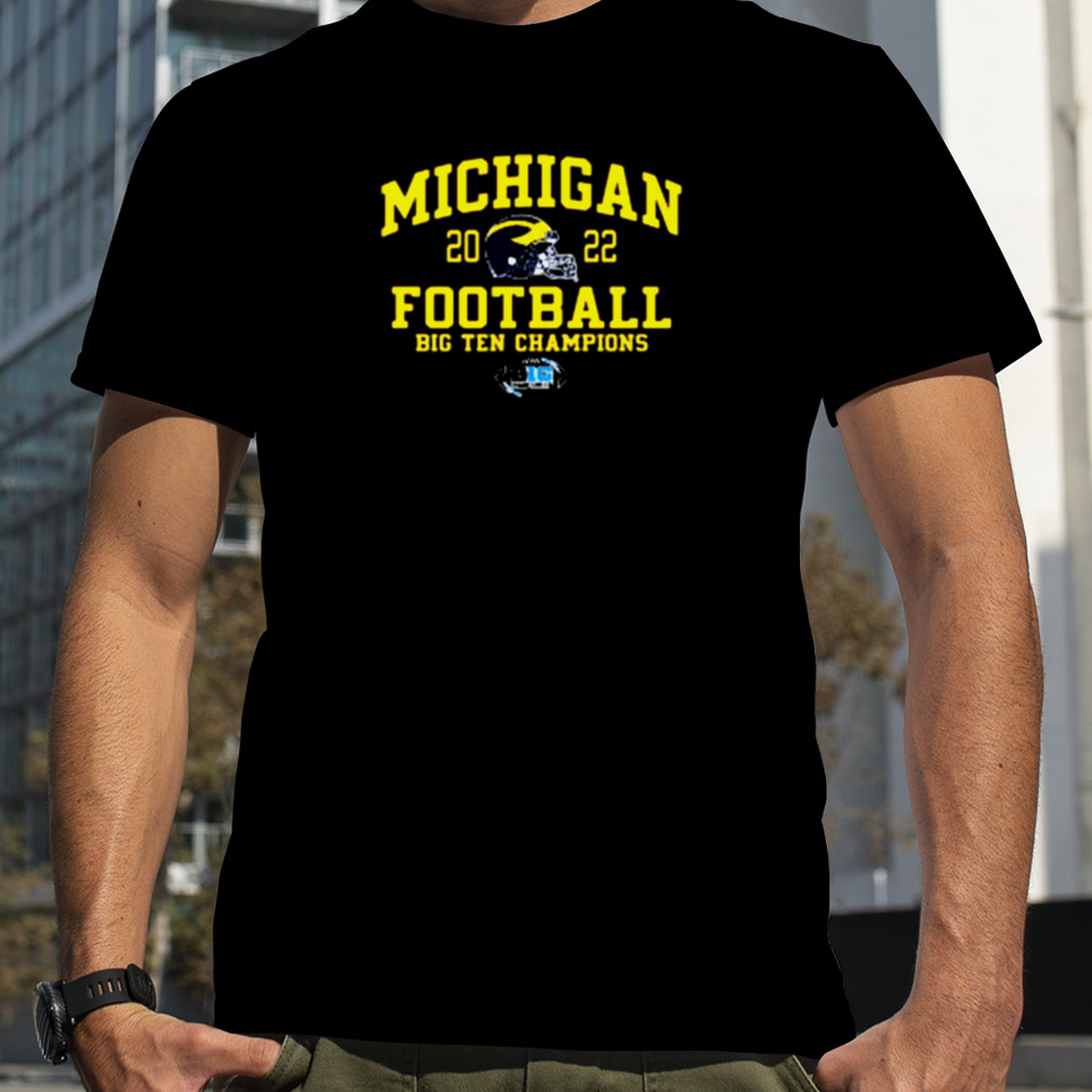 Mden University Of Michigan Football 2022 Big Ten Champions T Shirt