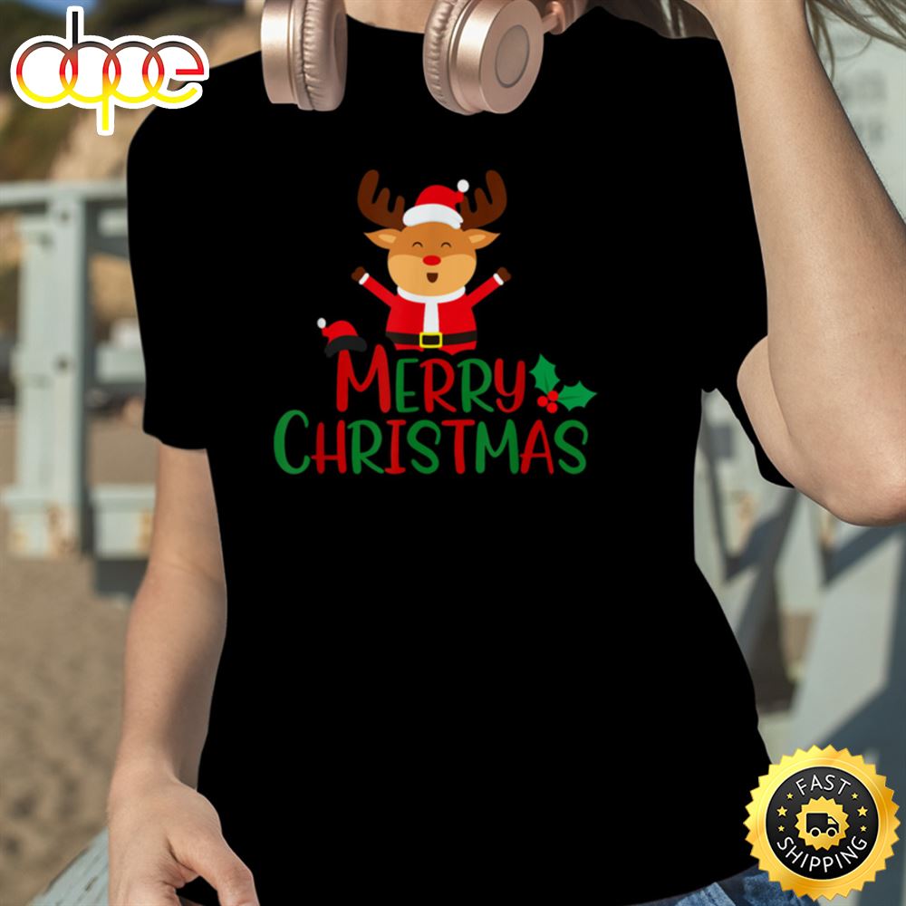 Merry Xmas And A Happy New Year Unisex Basic T Shirt 1