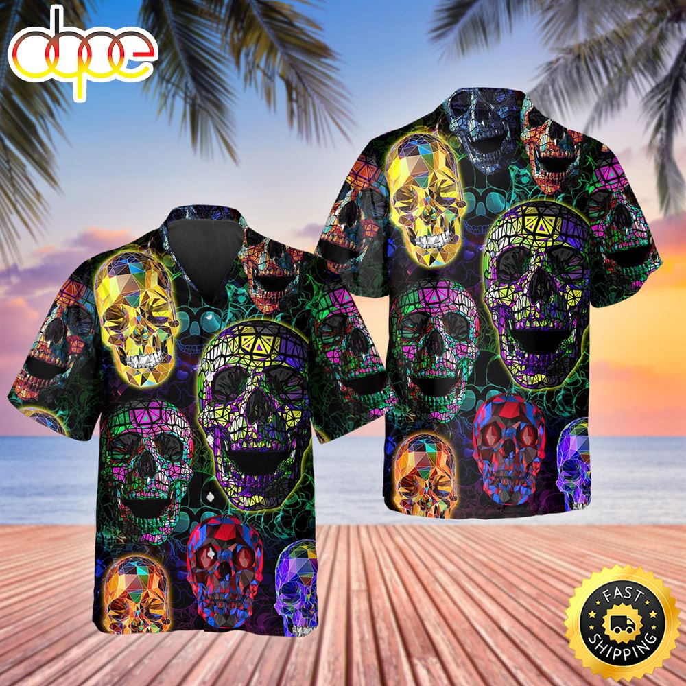 Multiverse Skull Hawaiian Shirt Hawaiian Shirt For Men Best Hawaiian Shirts 1