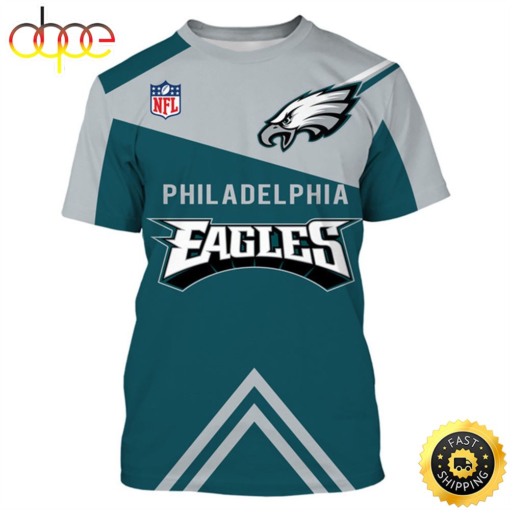N.F.L.Philadelphia Eagles NFL Eagles Logo 3D T Shirt All Over Print Shirt