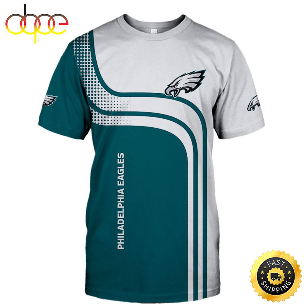 N.F.L.Philadelphia Eagles Trendy Team 3D T Shirt All Over Print Shirt