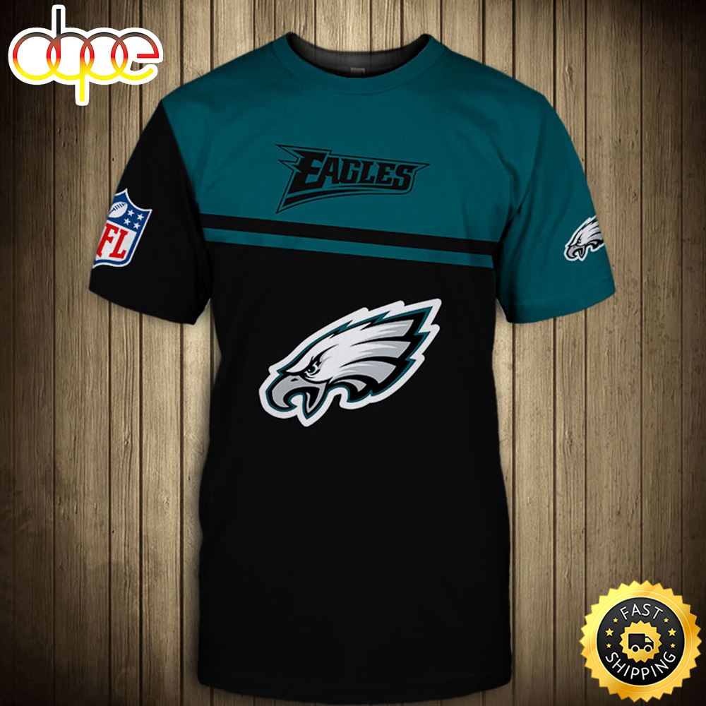 N.F.L Eagles NFL Logo 3D T Shirt All Over Print Shirt