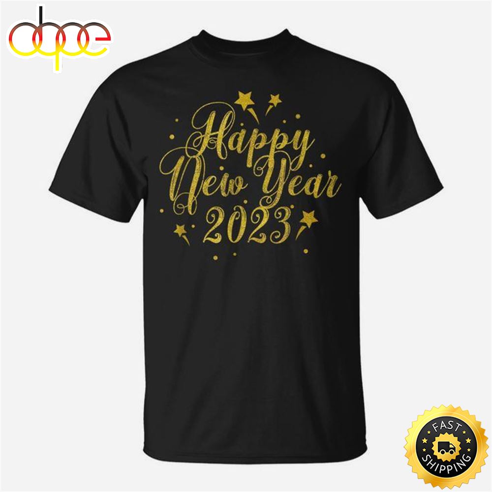 New Years Eve Party Supplies Kids Nye 2023 Happy New Year T Shirt Graphic Print Casual Unisex Tee 
