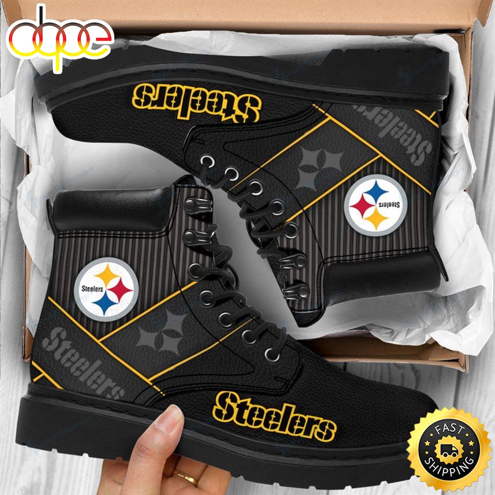 Official Nfl.Pittsburgh Steelers Team Customized Graphic 3d Printed Sport Rugged Boots