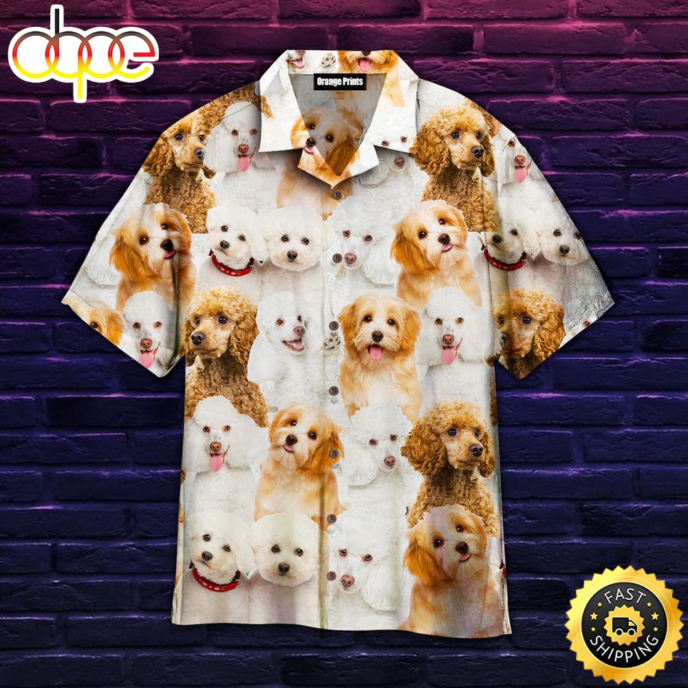 Poodle Funny Dog Hawaiian Shirt Mens Hawaiian Shirt Gifts For Dog Lovers 1