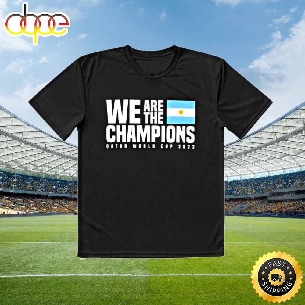 Qatar World Cup Champions 2022 Argentina Shirt