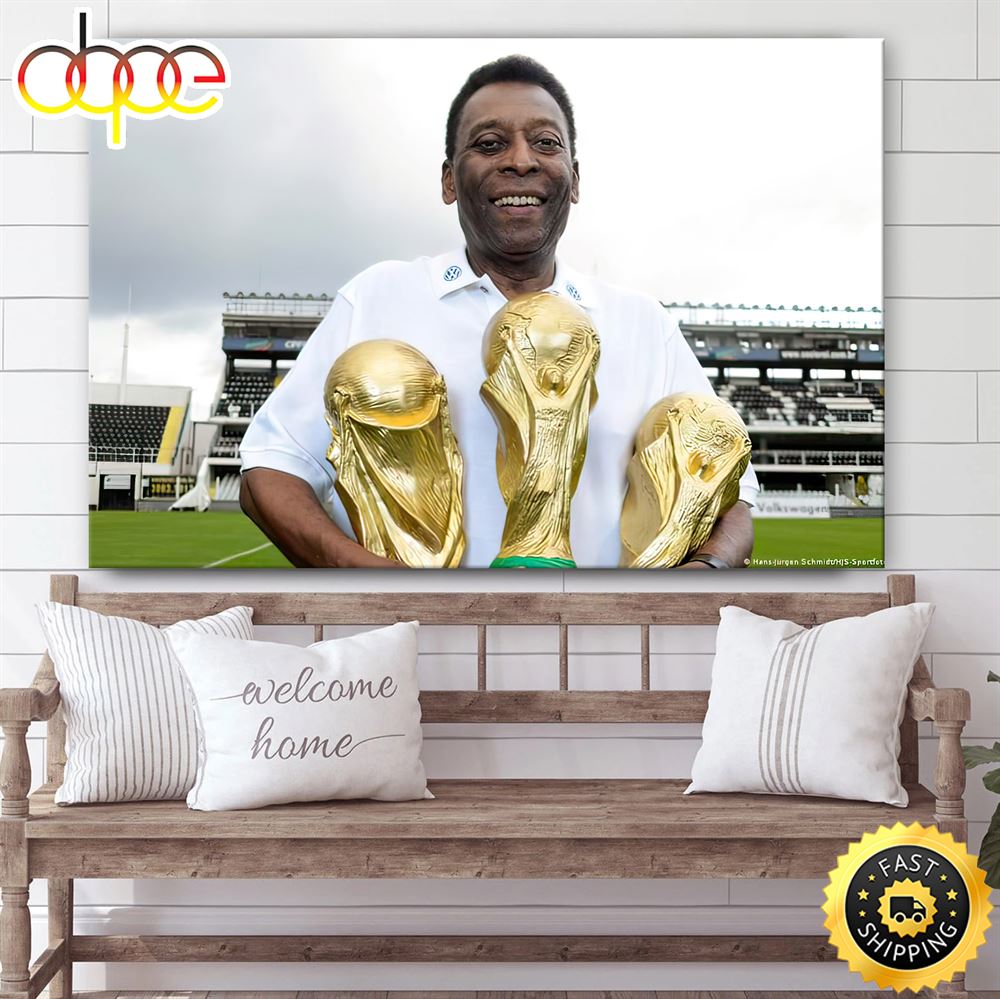 RIP Pele 1940 2022 Thank You For The Memories Canvas Poster