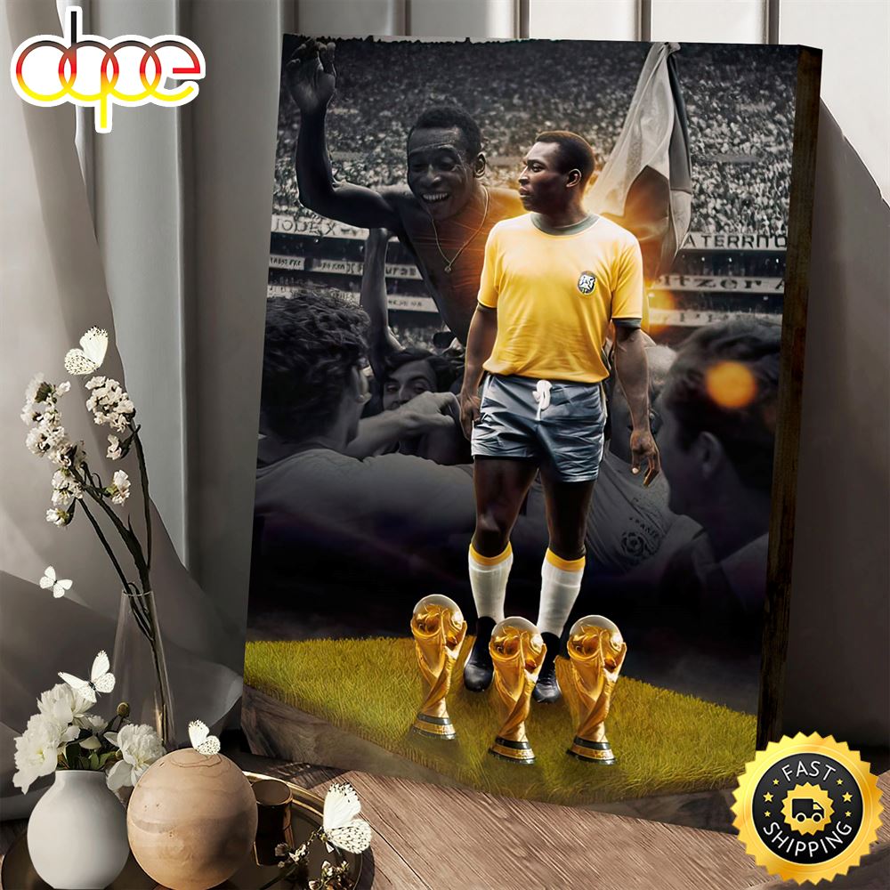 RIP Pele Death The Brazilian Soccer RIP Pele Classic Poster Canvas