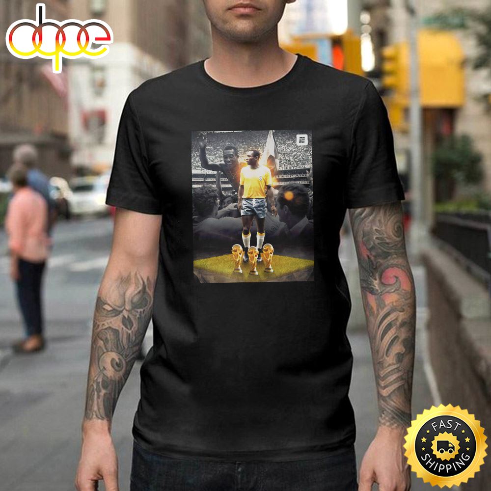 Rip Pele Legend Soccer Brazil Soccer Unisex T Shirt