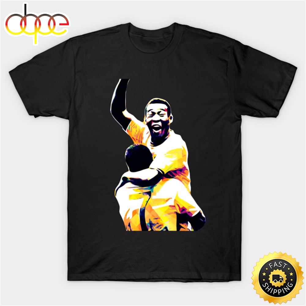 Rip Pele Brazil Football Legend Player Soccer Unisex Tee T Shirt