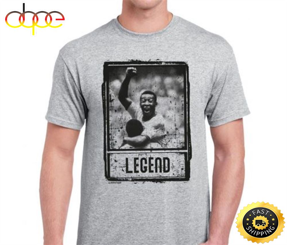 Rip Pele Legend Brazil World Cup Winners 1970 Player Soccer Unisex Tee T Shirt