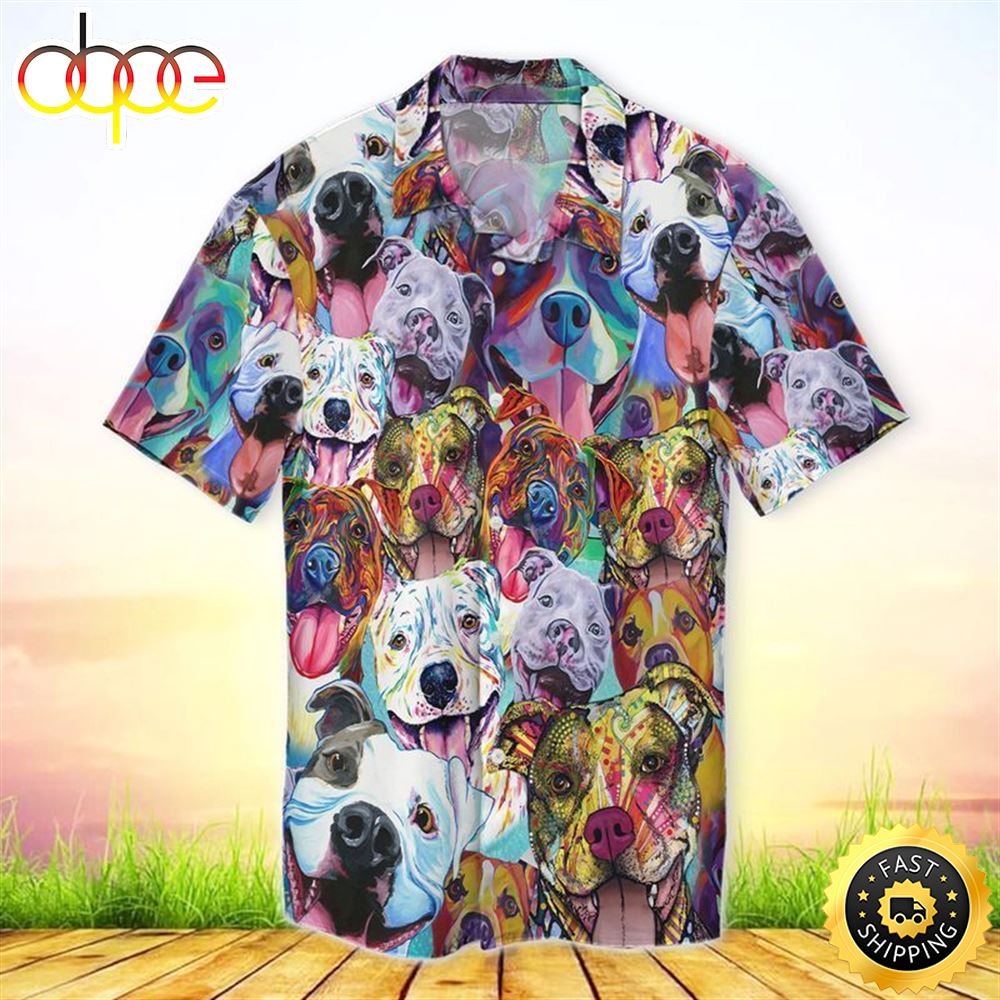 Silly Dogs Face Dog Hawaiian Shirt Mens Hawaiian Shirt Gifts For Dog Lovers 1
