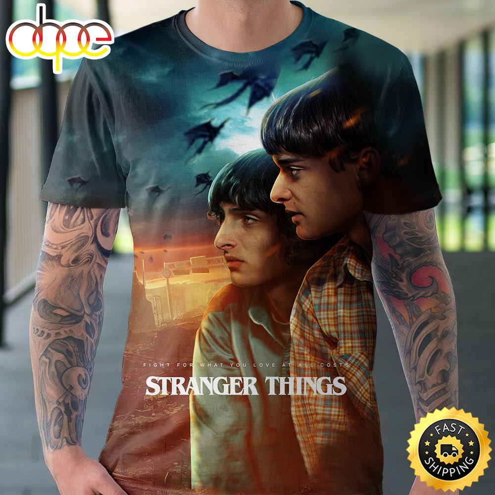 Stranger Things The Final Seson Fight For What You Love T Shirt All Over Print Shirts