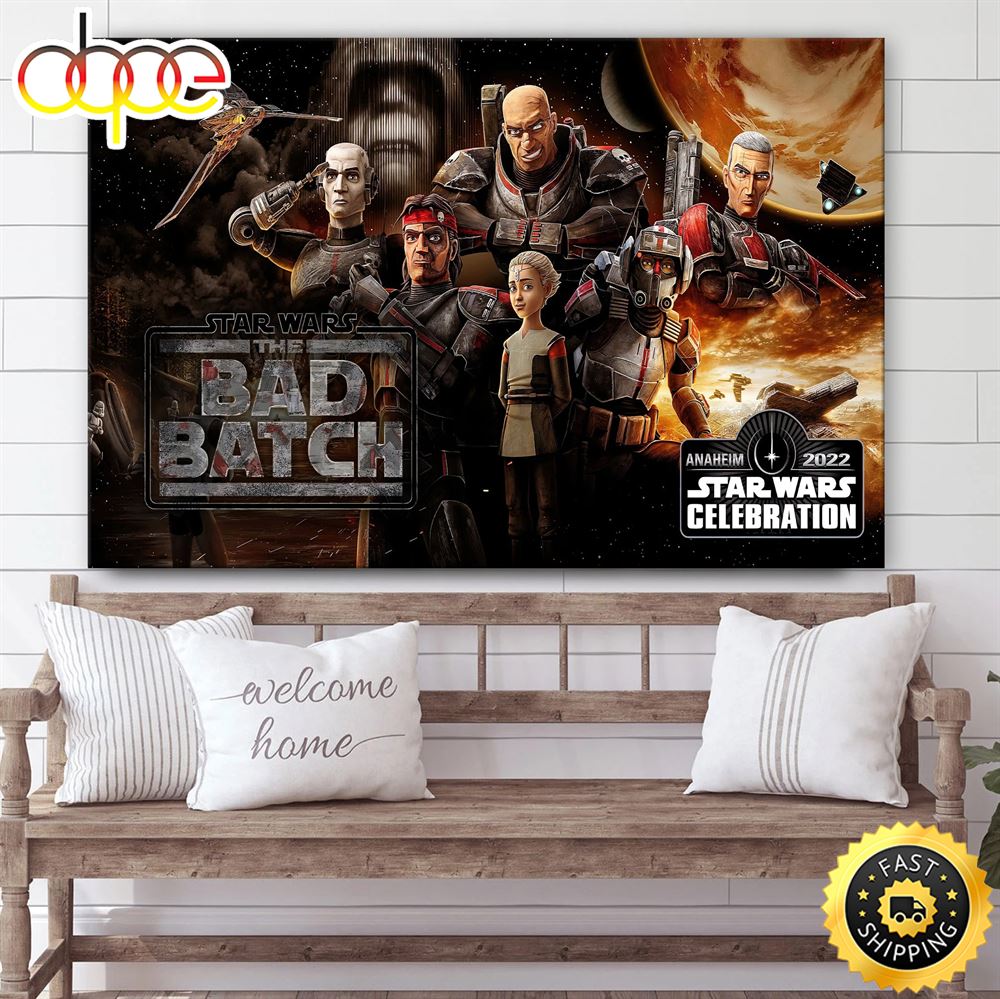 The Bad Batch Season 2 Future Of The Force Canvas Poster1