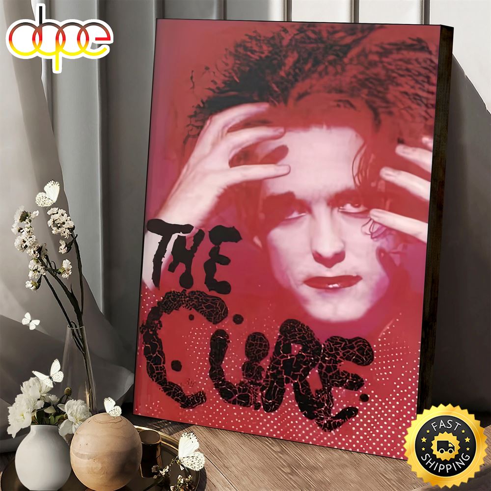 The Cure New 2022 2023 European Tour Announced Poster Canvas
