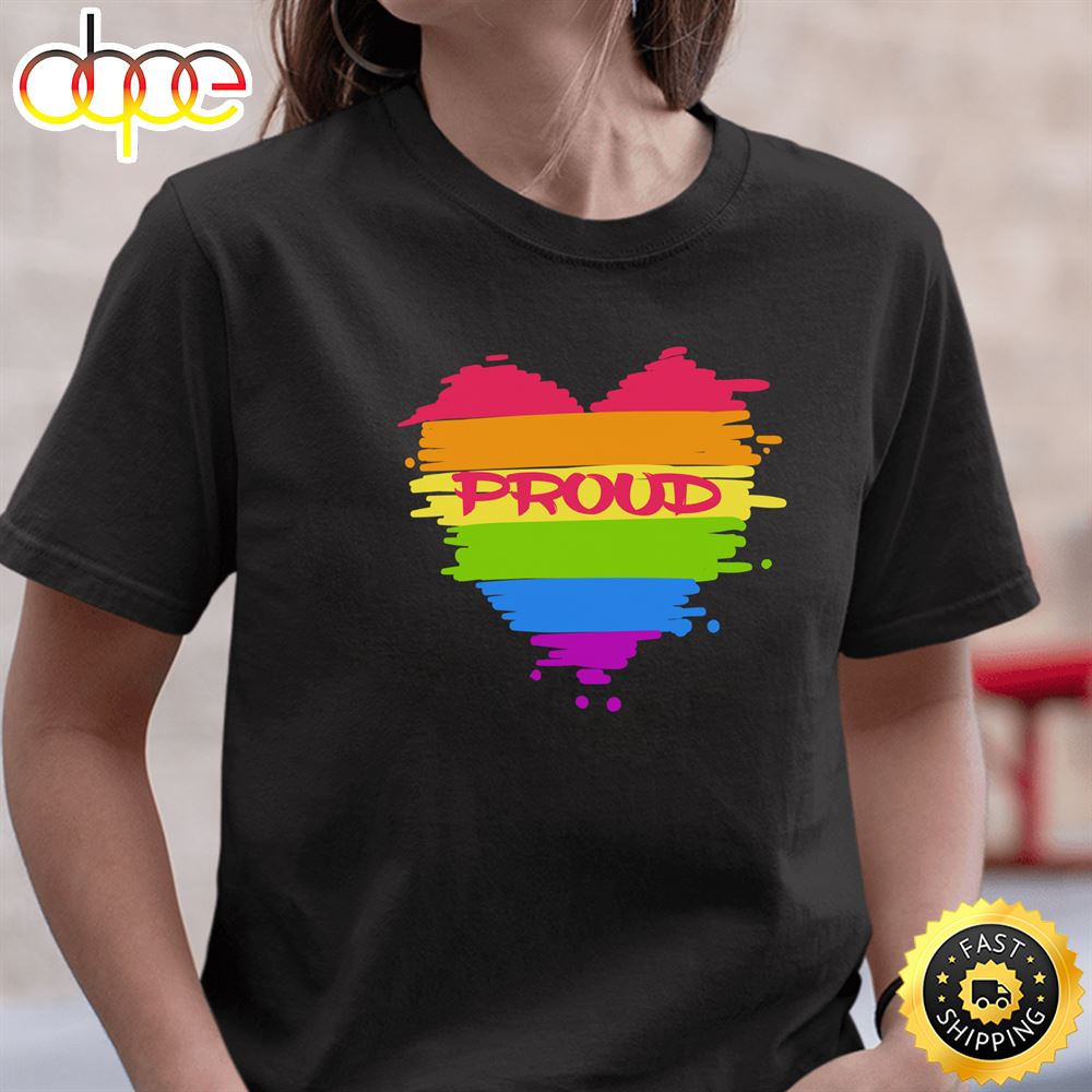 Valentine Love Heart Love You Out And Proud LGBT Gay Pride Long Sleeve Valentines Day T Shirt 1