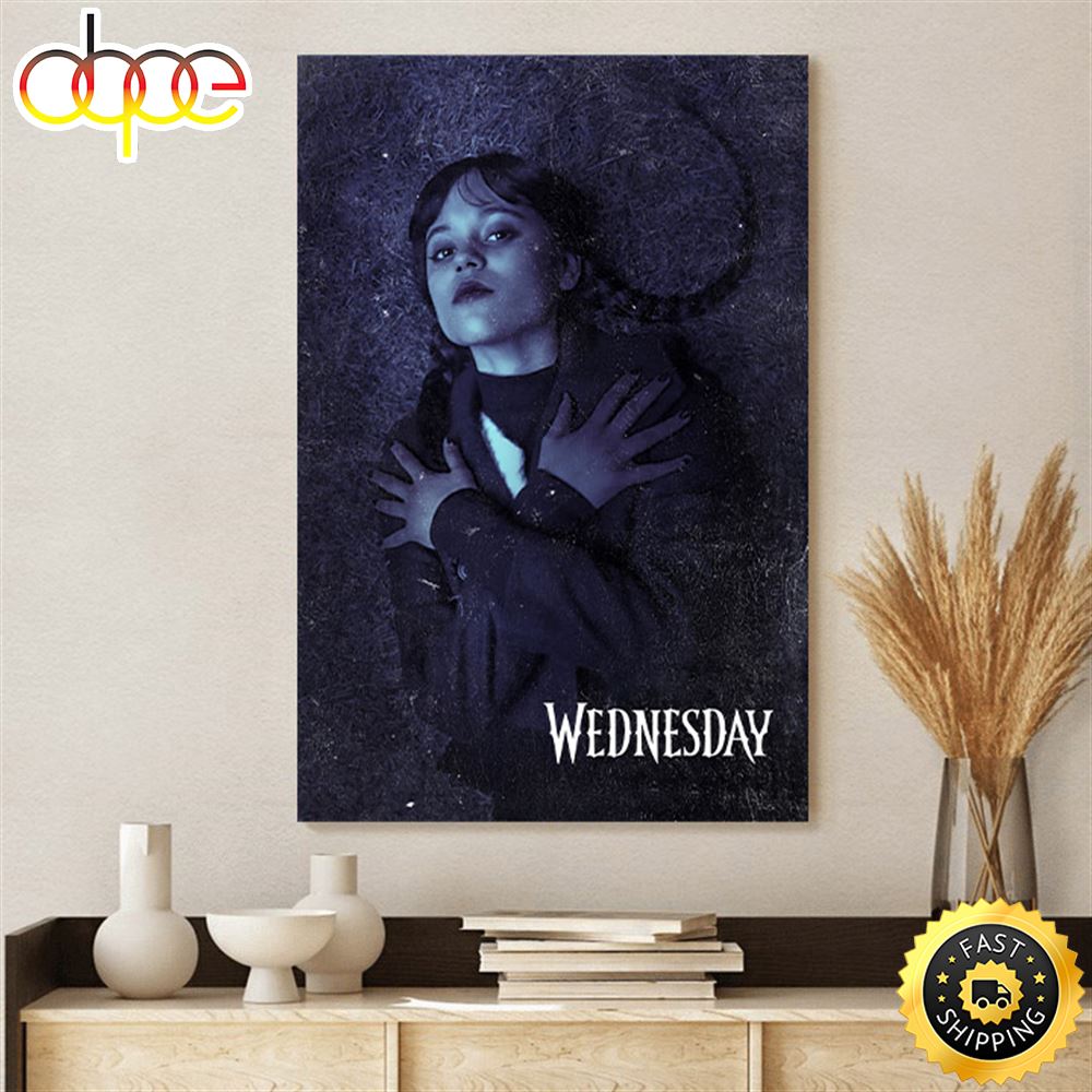 Wednesday Addams Jenna Ortega Poster Canvas