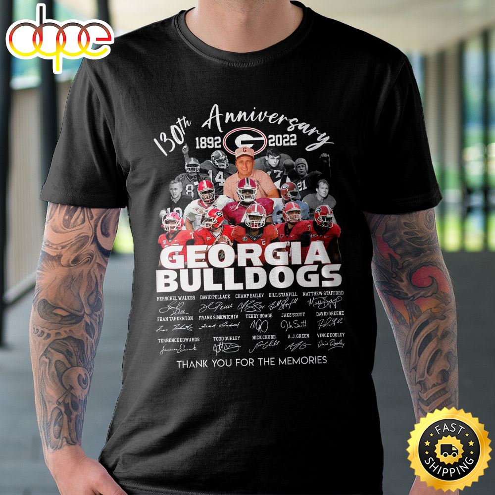 130th Anniversary Georgia Bulldogs Unisex T Shirt
