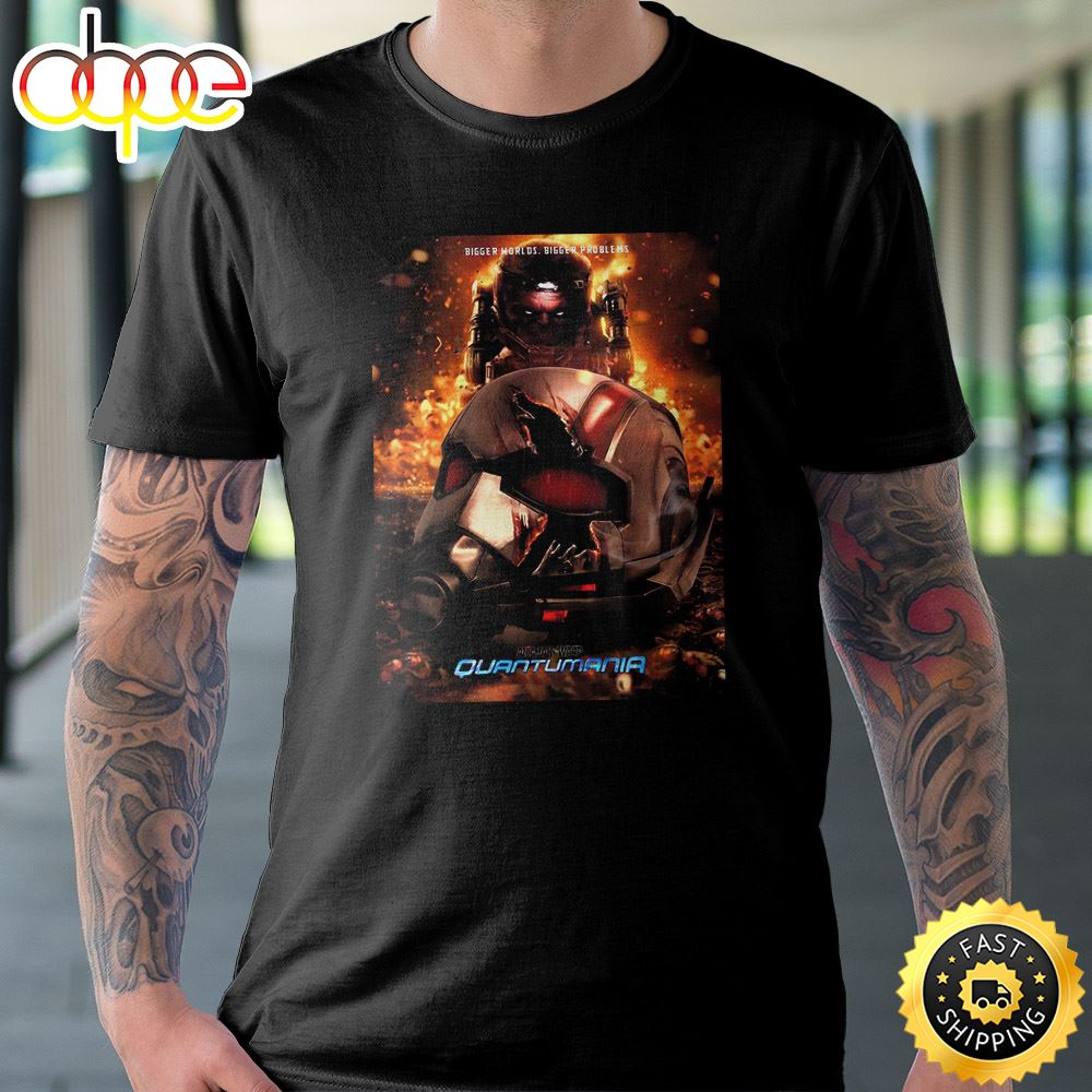 Ant Man And The Wasp Quantumania Bigger Worlds Bigger Problems Unisex T Shirt
