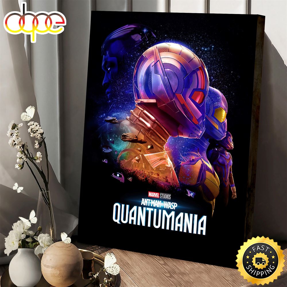 Ant-Man And The Wasp Quantumania Official Poster Canvas