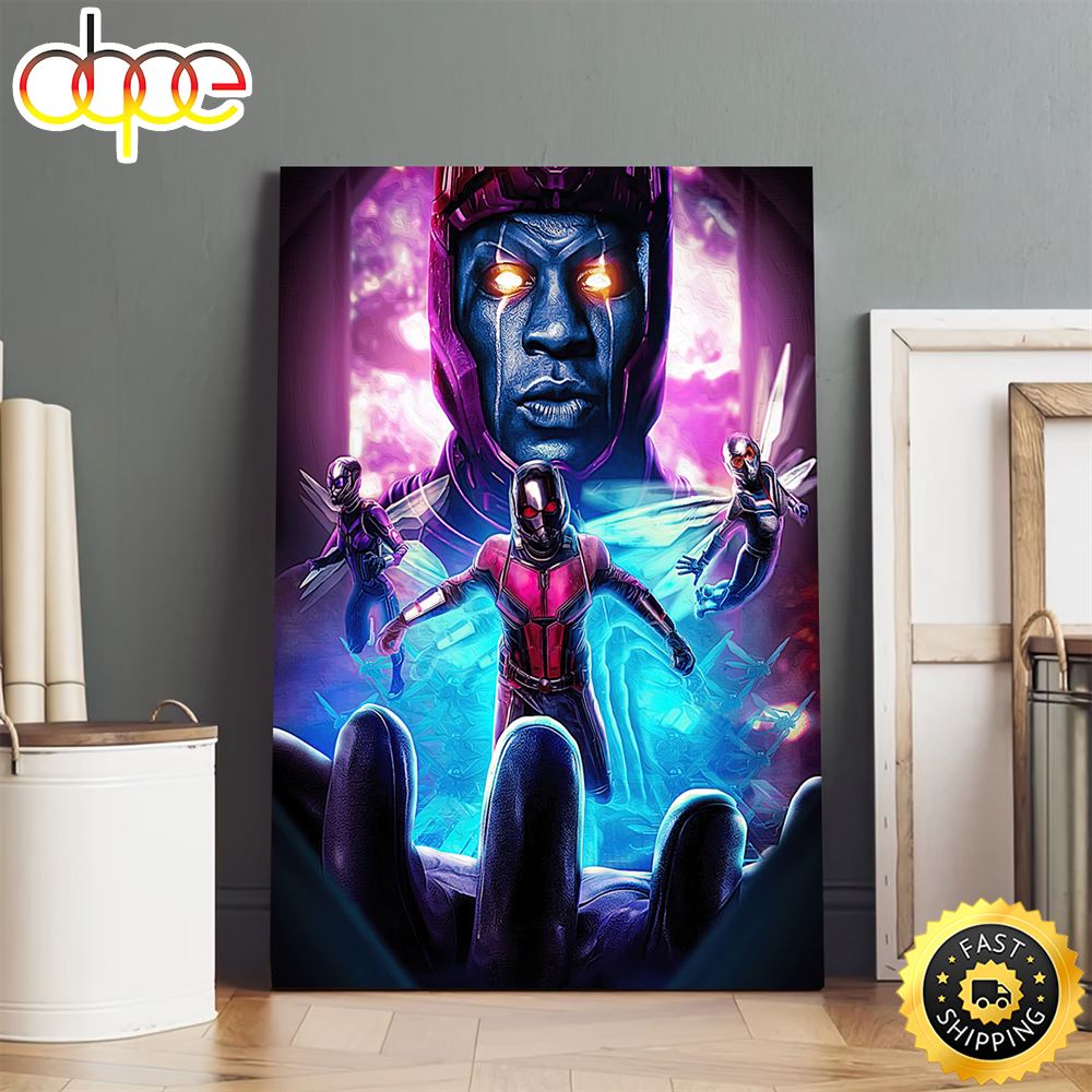 Ant Man And The Wasp Quantumania Poster Canvas