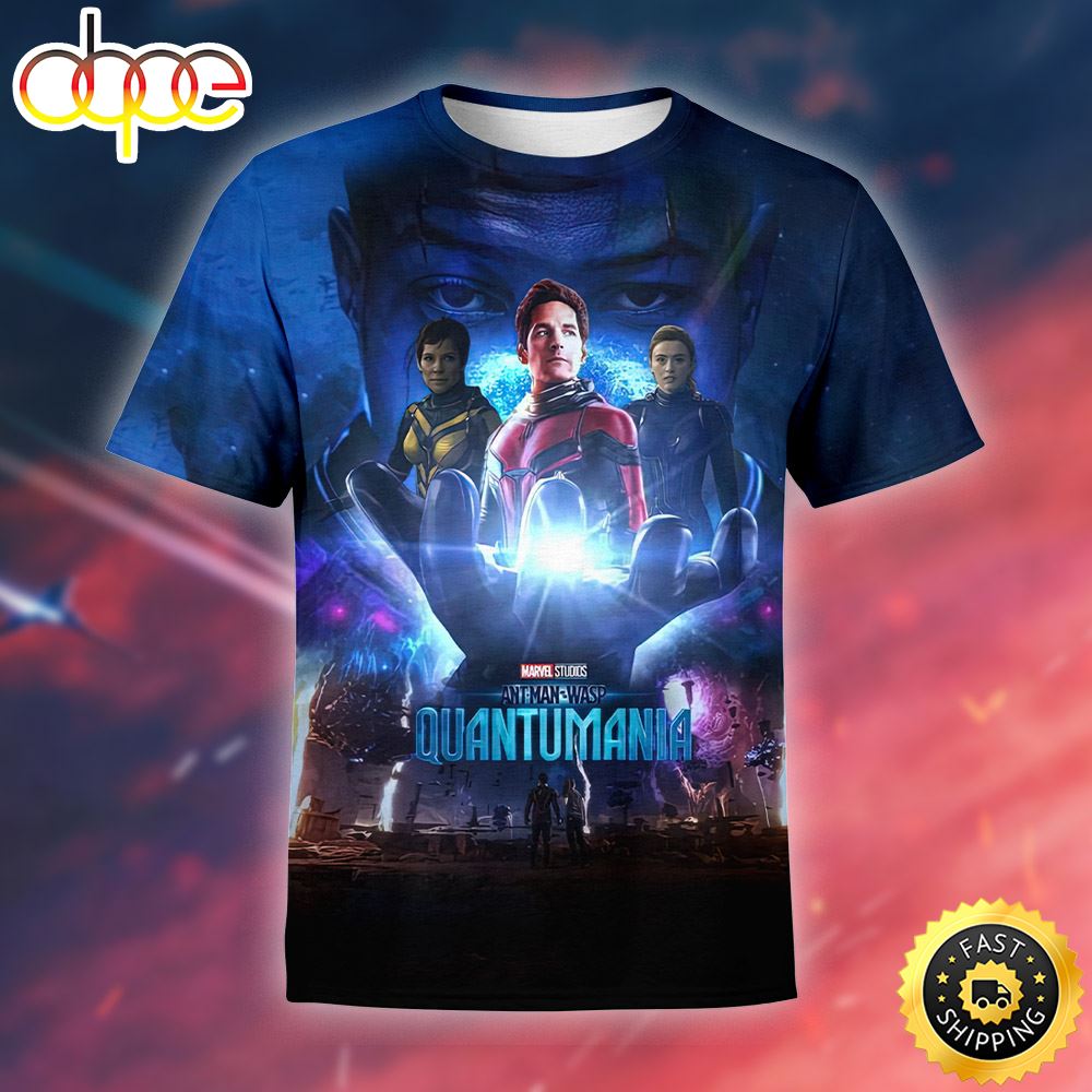 Ant Man And The Wasp Quantumania Marvel Studios Poster All Over Print Shirt