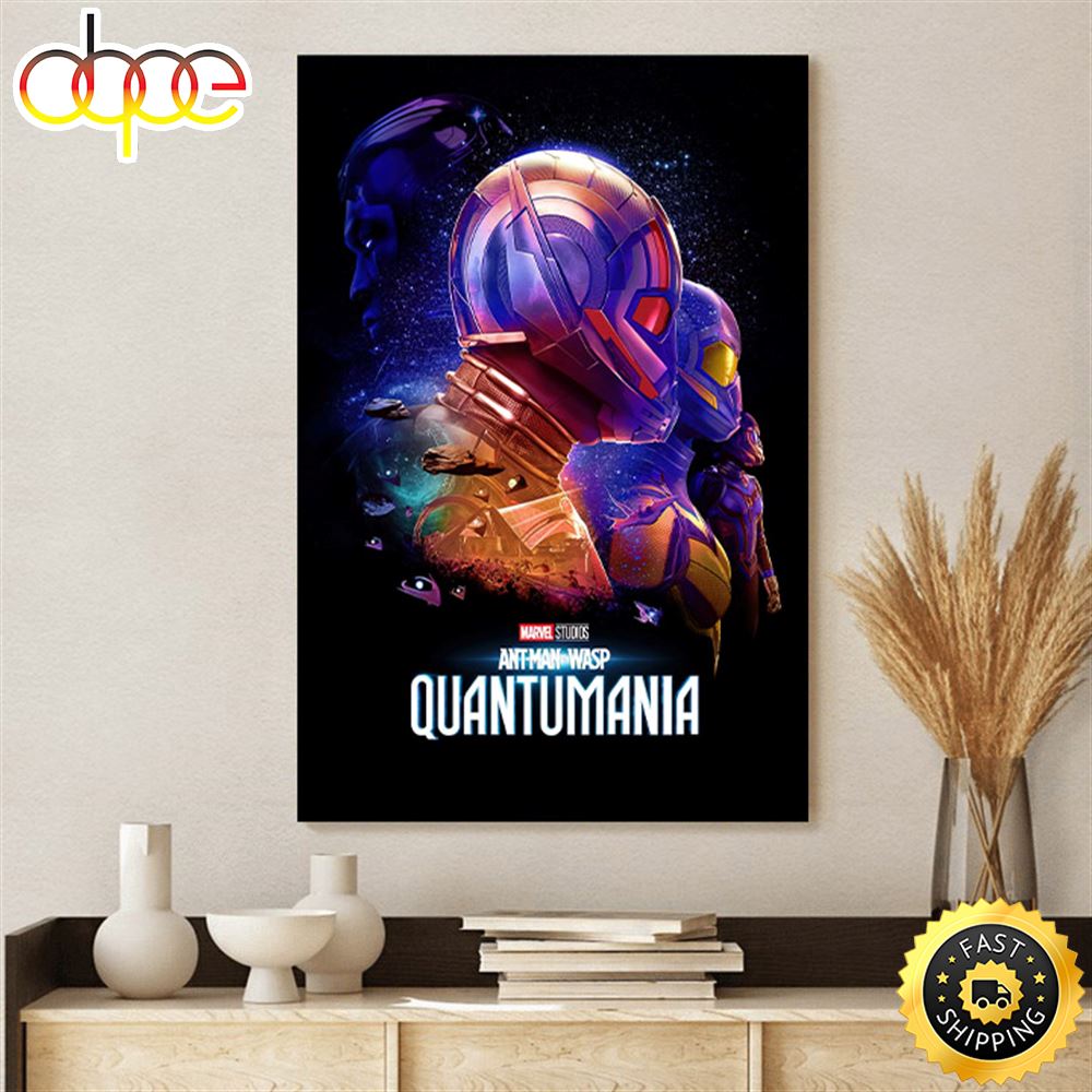 Ant Man And The Wasp Quantumania Official Poster Canvas