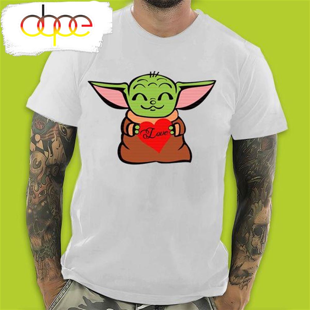 Baby Yoda Hug Love Heart Valentine S Day T Shirt