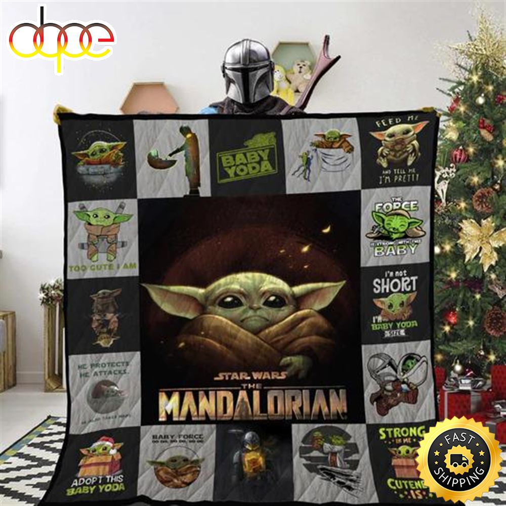 Baby Yoda Star Wars Mandalorian Yoda Blanket